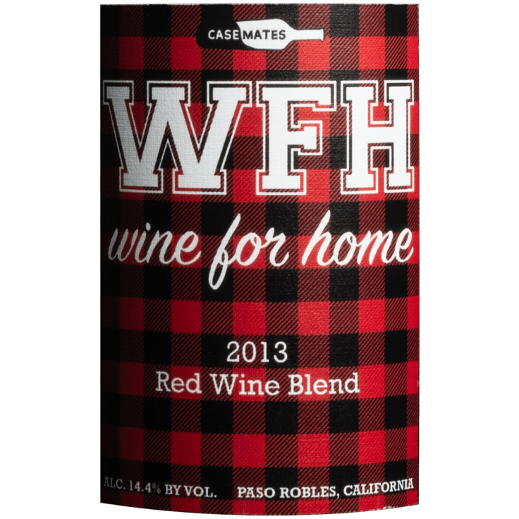 1 Case 12 Bottles Of Wfh Wine For Home Red Blend