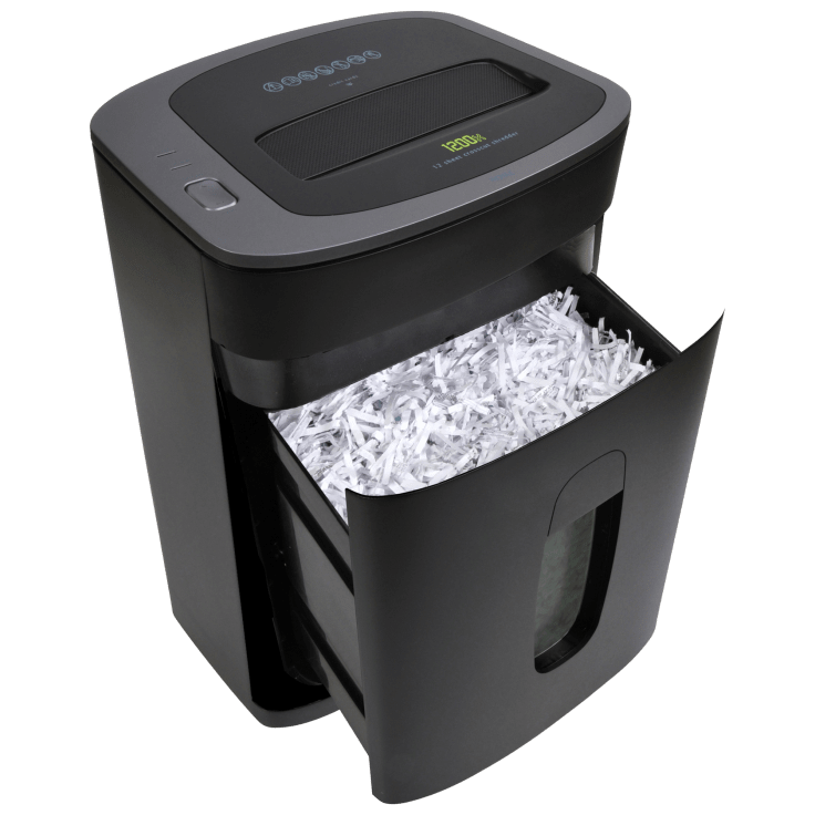 Sidedeal Royal 12 Sheet Cross Cut Paper Shredder With Pullout Basket