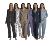 Born Long Sleeve Notch Collar & Pant Pajama Set