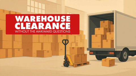 Warehouse Clearance Without the Awkward Questions