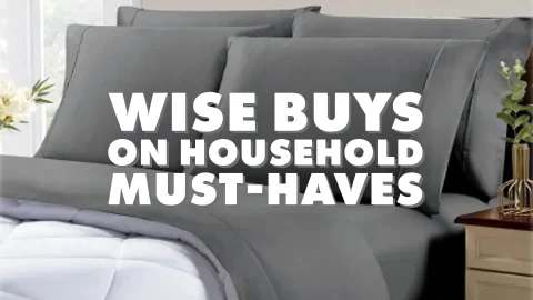 Wise Buys on Household Must-Haves