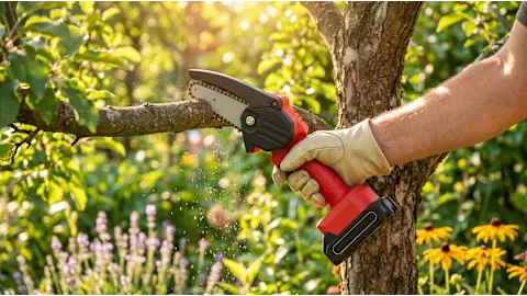 The Cordless Mini Chainsaw