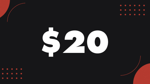 Just $20 or Less