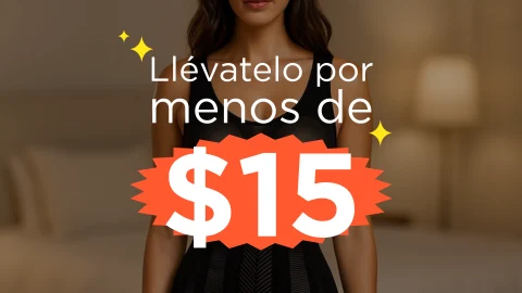 Menos de $15