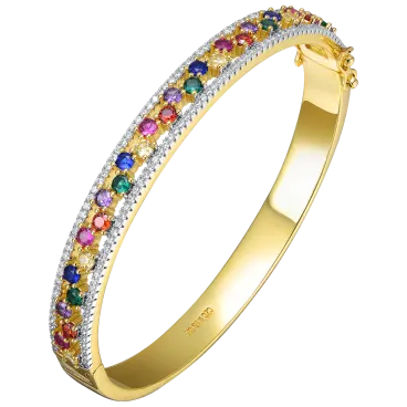 The Multi-Colored Bangle Bracelet