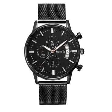 Black Tie Watch Co. Apollo Mesh Strap Watch