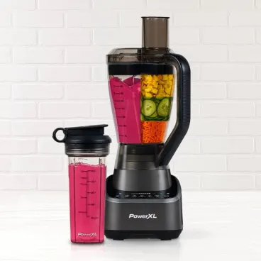 PowerXL SensiMax 1500W Blender & Food Processor with Travel Cup
