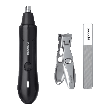 Brocchi Nail Clipper, File & Nose Trimmer Set