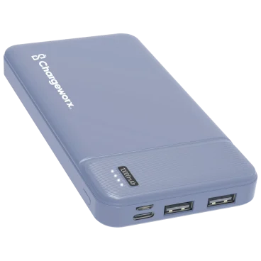 Chargeworx 10,000mAh Triple Output Power Bank