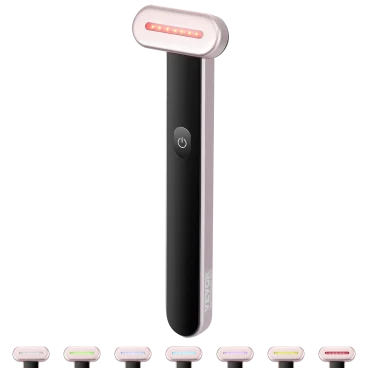 VEVOR 7-Color LED & Red Light Therapy Microcurrent Facial Wand