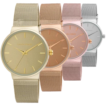 Laura Ashley Ladies Minimalist Mesh Band Watch