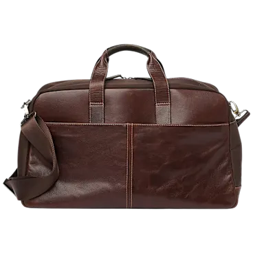 Boconi Garth Commuter Leather Duffle Bag