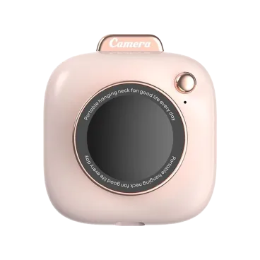Multitasky Mini Camera-Shaped Necklace Fan