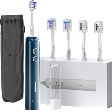 Chasfit Oscillating Sonic Toothbrush with 4 Brush Heads