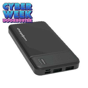 Chargeworx Dual USB Slim 10,000 mAh Power Bank