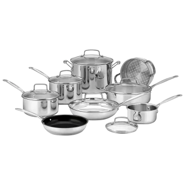 Cuisinart Chef's Classic 14-Piece Stainless Steel Cookware Set