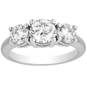 The Three-Stone Lab-Grown Diamond Ring