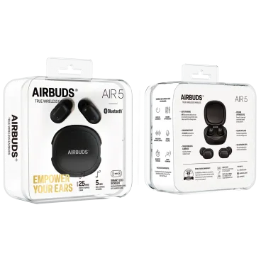 Air 5 True Wireless Earbuds with LED Charging Case