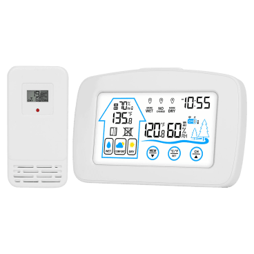 Fresh Fab Finds Wireless Weather Station with Clock