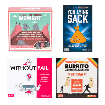 4-Pack: Exploding Kittens Games Bundle