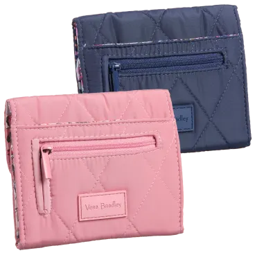 Vera Bradley Ultralight RFID Mini Tri-Fold Wallet