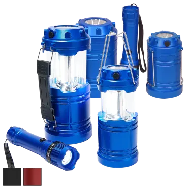 SecureBrite 6-Piece COB LED Lantern and Work Light Bundle