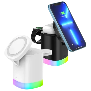 LAX Gadgets MagSafe Compatible 3-in-1 Charging Stand