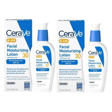 2-Pack: CeraVe AM Facial Moisturizing  Lotion with Sunscreen Broad Spectrum