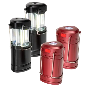 4-Pack: BrightEase Multi-Use Pop Up Lantern & Spotlight
