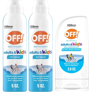 3-Pack: OFF! Adults & Kids Aerosol & Lotion