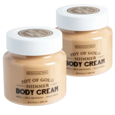 Paquete de 2: Beekman 1802 Pot of Gold Crema Corporal Brillante