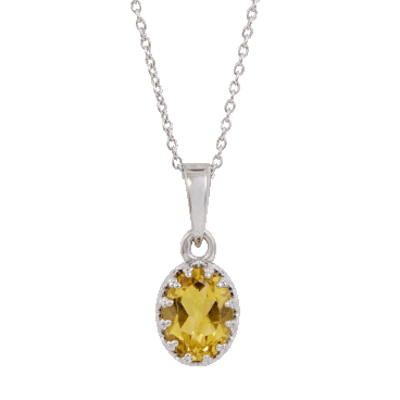 Savvy Cie Collar de Gema Natural