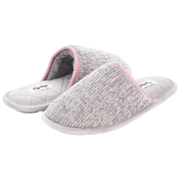 Floopi Womens Victoria Chenille Scuff Slippers