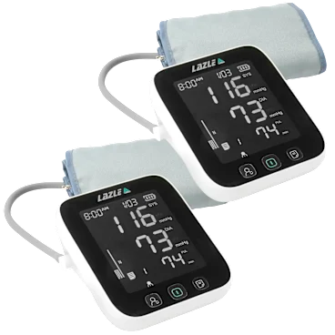 2-Pack: Lazle Automatic Digital Blood Pressure Monitors