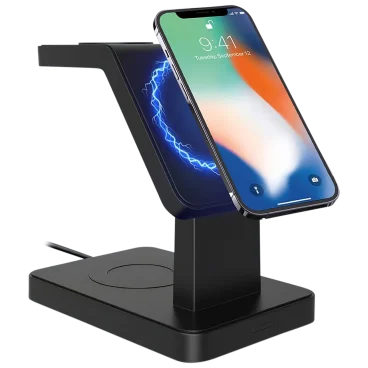 Brookstone 3-in-1 MagSafe Angled Wireless Charging Stand