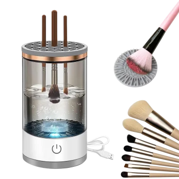 Vysn 3-In-1 USB Makeup Brush Cleaner, Dryer & Storage