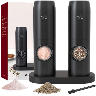 2-Pack: Krediz Electric Salt & Pepper Grinder