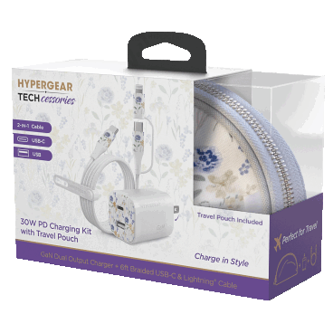 HyperGear 30W PD Travel Pouch Charging Kit