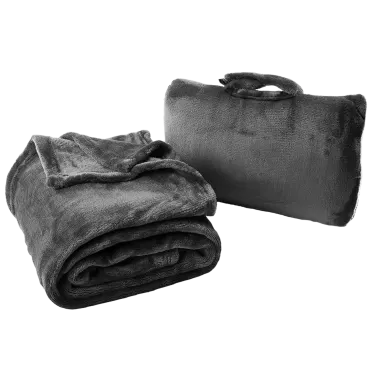 Cabeau Fold n Go Travel & Throw Blanket Compact Case Set