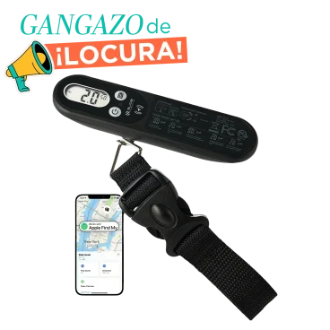 Slide Innovations "Find My" Rastreador de Equipaje y Balanza Digital