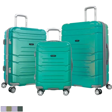 Olympia USA Denmark Plus 3-Piece Expandable Hardside Luggage Set