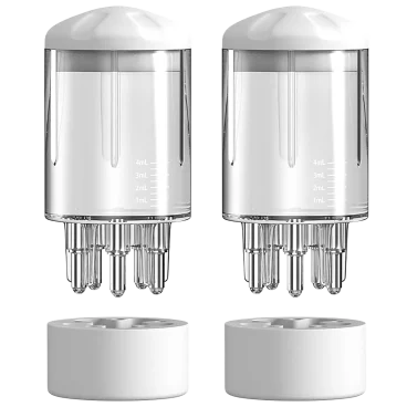 2-Pack: Amore Paris Portable Hair Oil Scalp Applicator Comb & Massage Brush