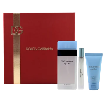Dolce & Gabbana Light Blue Eau de Toilette for Women 3-Piece Fragrance Gift Set