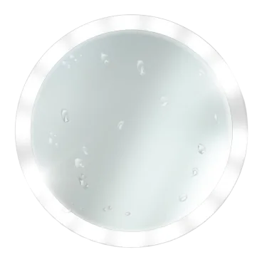 Brookstone LED Shower Mirror Wireless Speaker