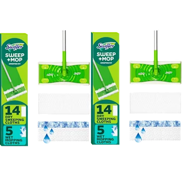 2-Pack: Swiffer Sweeper 2-in-1 Mop Kits