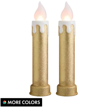 2-Pack: Mr. Christmas Indoor/Outdoor 24" Blow Mold Candles