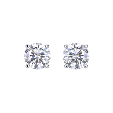 Saffron 1/2 Carat TW Moissanite Stud Earrings