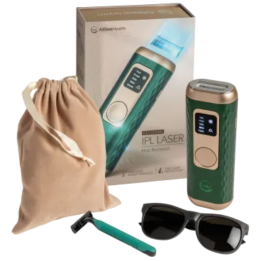 AllSettHealth Dispositivo IPL de Depilación Láser con Enfriamiento por Hielo