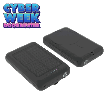 Brookstone 5000mAh MagSafe Solar Power Bank