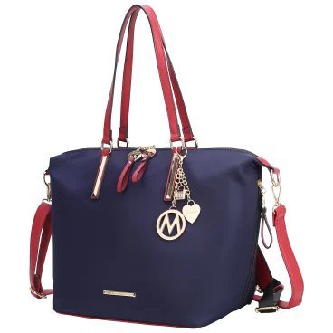 MKF Collection Layla Convertible Weekender Bag By Mia K.